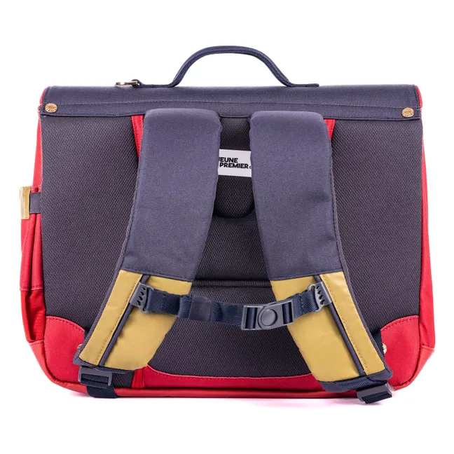 Cartable Midi Saddle Bag | Rouge