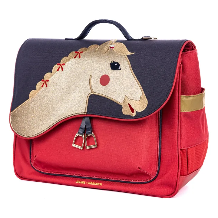 Cartable Midi Saddle Bag | Rouge- Image produit n°1