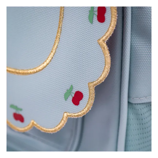 Midi Popcorn satchel | Light Blue