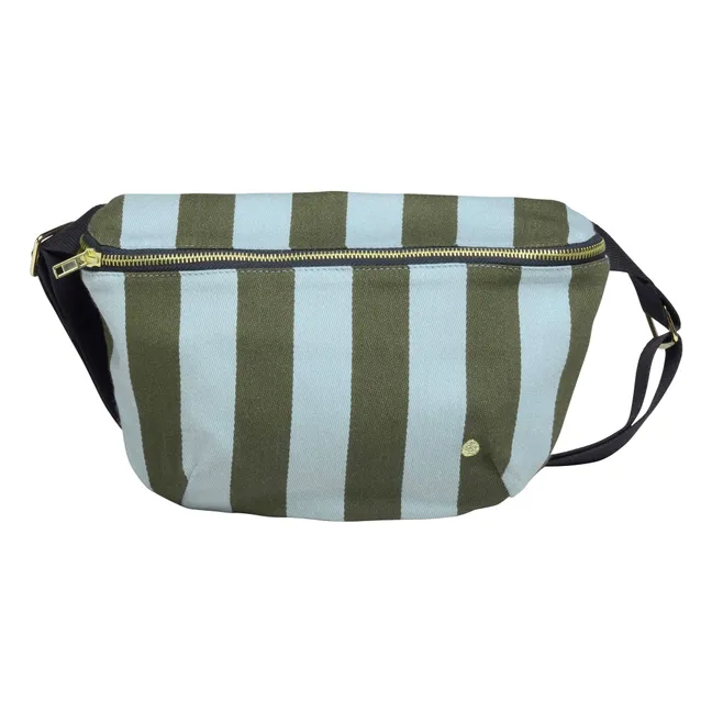 Sac banane Rita | Bleu Turquoise - Vert Foncé