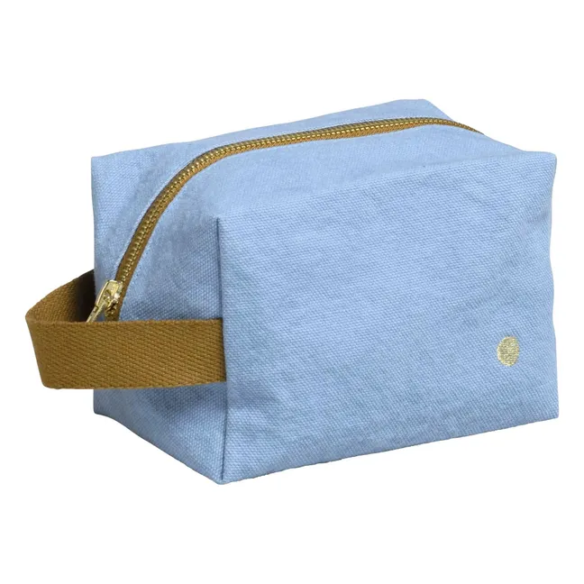 Trousse de toilette cube  | Bleu