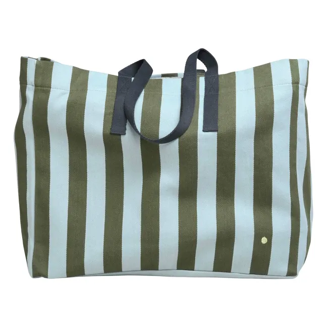 Sac cabas Rita  | Bleu Turquoise - Vert Foncé