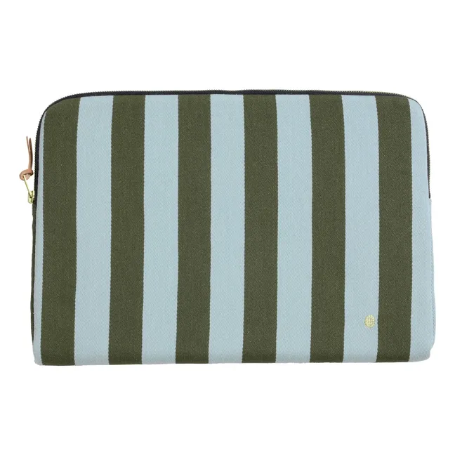Housse Ordinateur Rita 16" | Bleu Turquoise - Vert Foncé