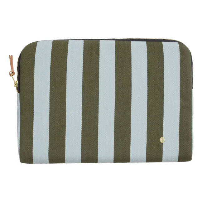 Housse Ordinateur Rita 13" | Bleu Turquoise - Vert Foncé