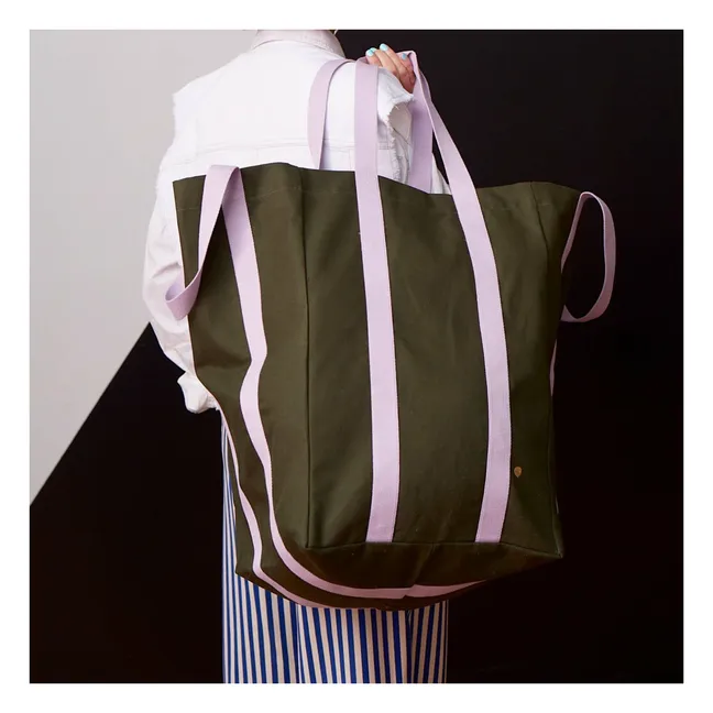 Sac cabas Maxi Poppins  | Vert foncé