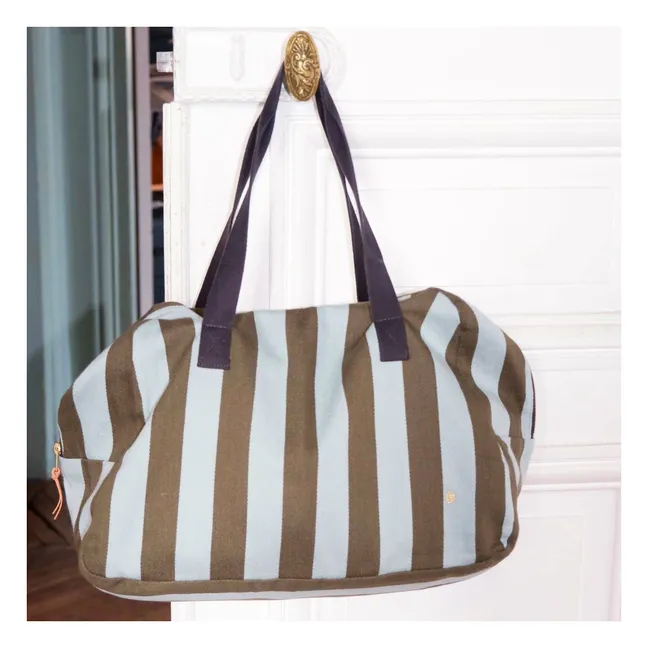 Sac Week-end Rita | Bleu Turquoise - Vert Foncé