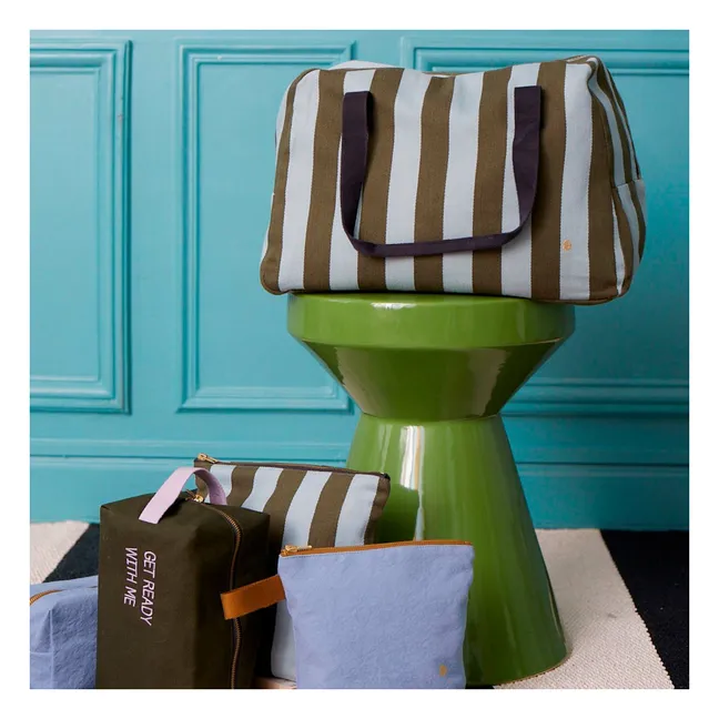 Sac Week-end Rita | Bleu Turquoise - Vert Foncé