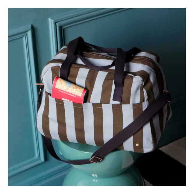 Sac voyage Rita | Bleu Turquoise - Vert Foncé
