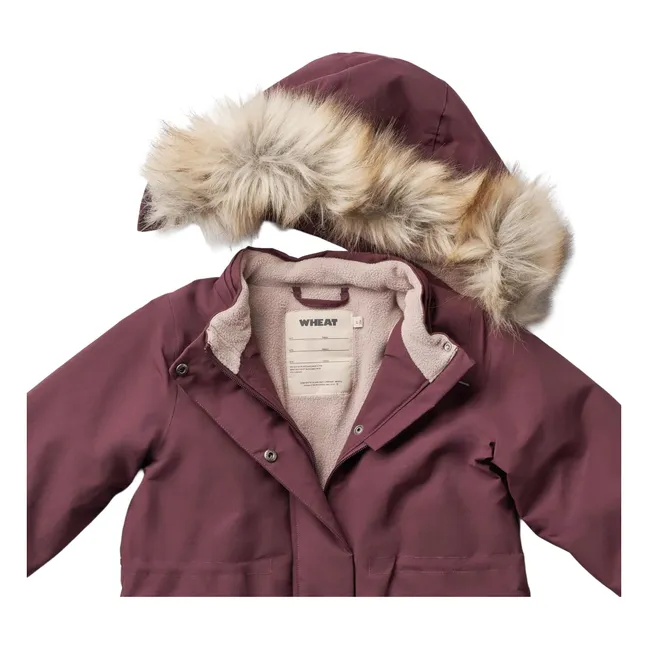 Parka Imperméable Mathilde Tech | Vieux Rose
