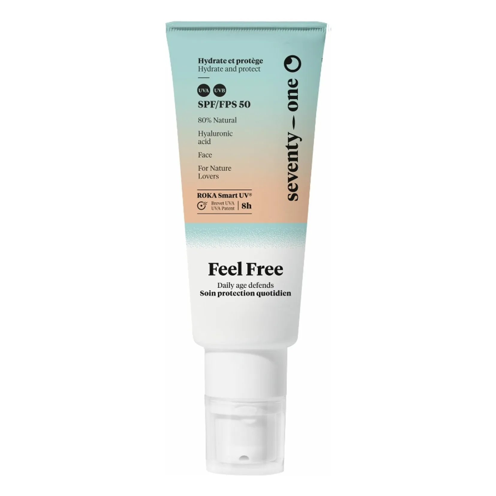 Seventyone Percent Untinted Feel Free Spf50 Facial Fluid - 40Ml
