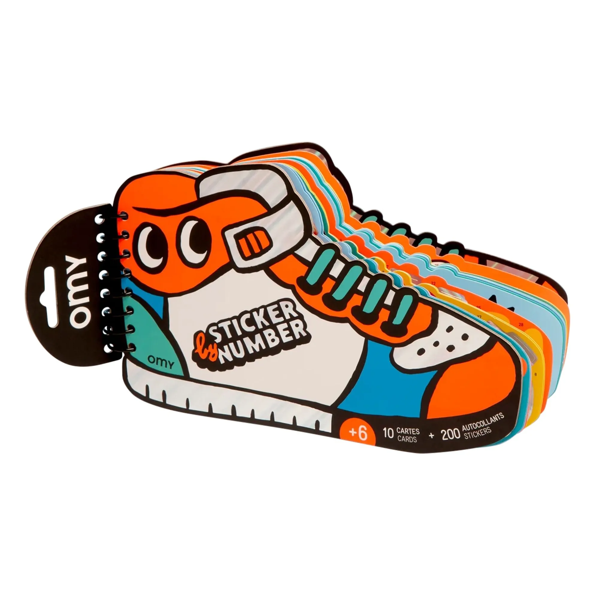 Omy Multicoloured Stickers Street Activity Book