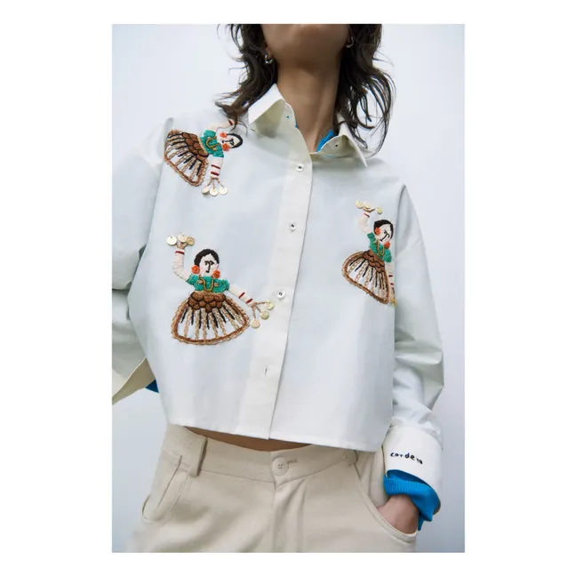 Embroidered Shirt  | White