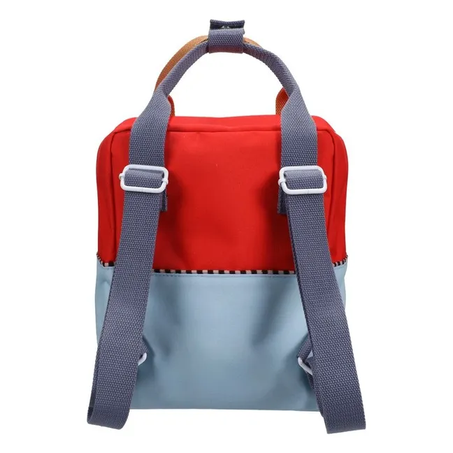 Mochila pequeña Colorblock | Rojo