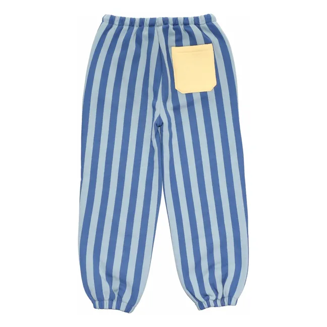 Jogger Rayé | Bleu