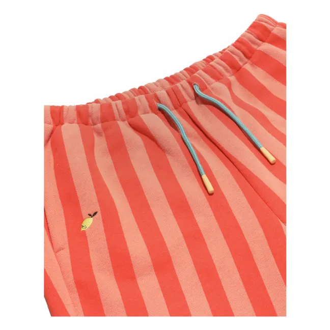 Jogger Rayé | Corail