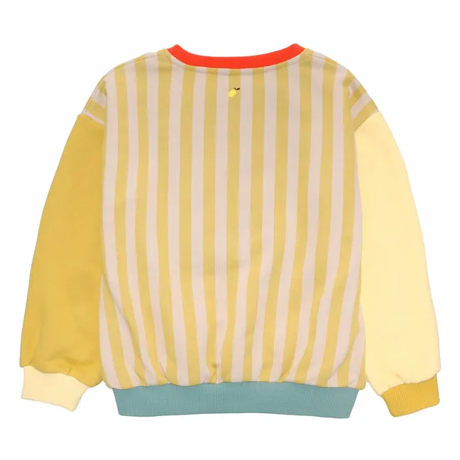 Sweat Rayé | Jaune