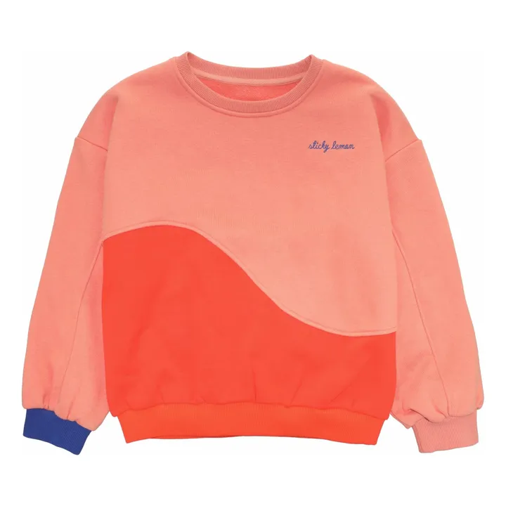 Sweat Colorblock | Rose- Image produit n°0