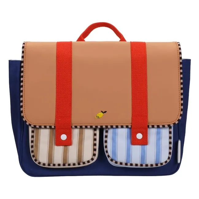 Cartable Rayé | Beige
