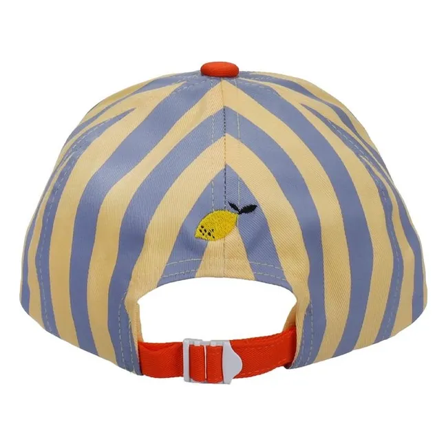 Casquette Rayée | Bleu