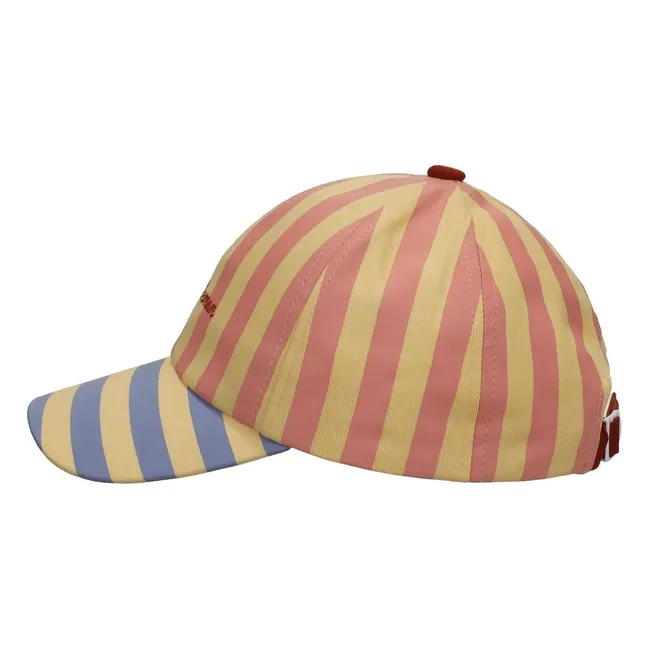 Casquette Rayée | Rose