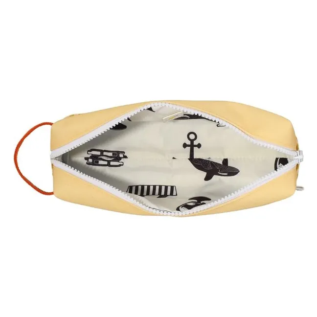 Trousse Colorblock | Jaune pâle