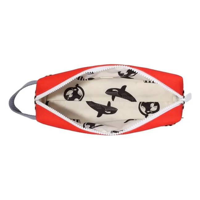 Trousse Colorblock | Rouge