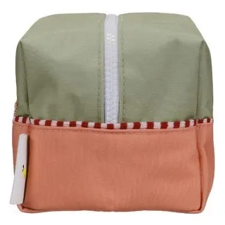 Trousse de Toilette Colorblock | Vert kaki