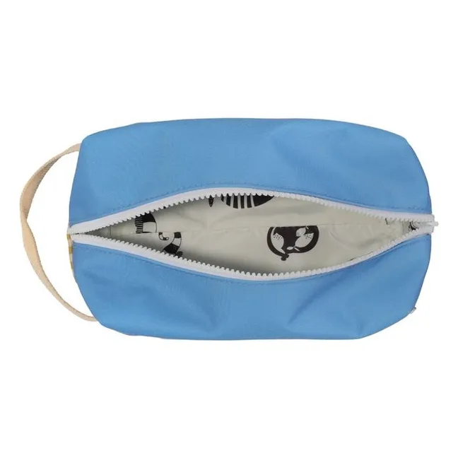 Trousse de Toilette Colorblock | Bleu