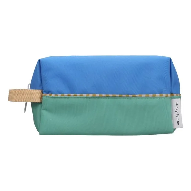 Trousse de Toilette Colorblock | Bleu
