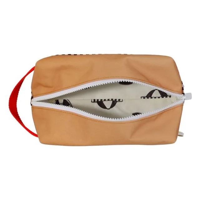 Trousse de Toilette Colorblock | Beige
