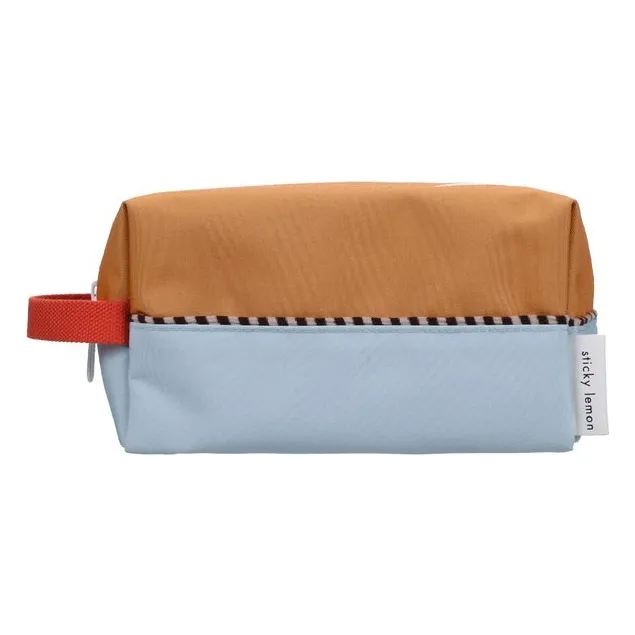 Trousse de Toilette Colorblock | Beige