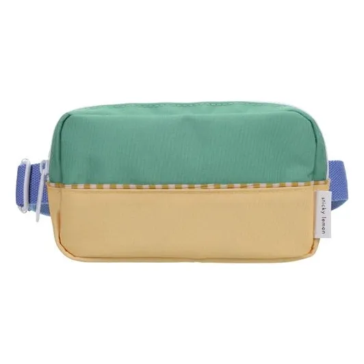 Sac Banane Small Colorblock | Vert
