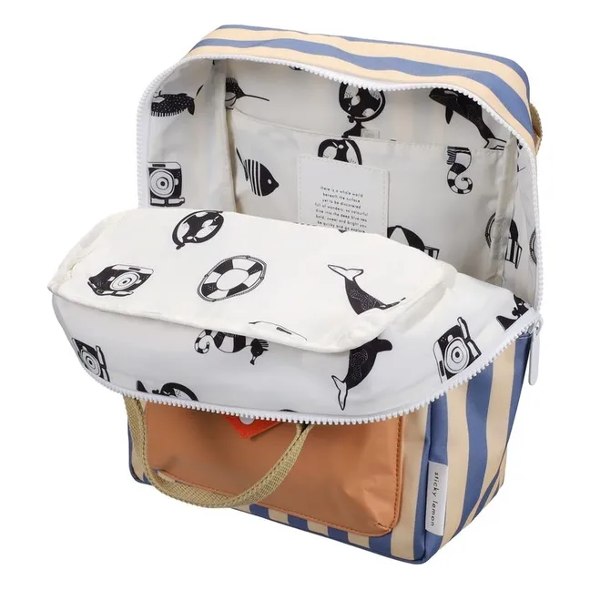 Sac à Dos Medium Envelope Rayé | Bleu