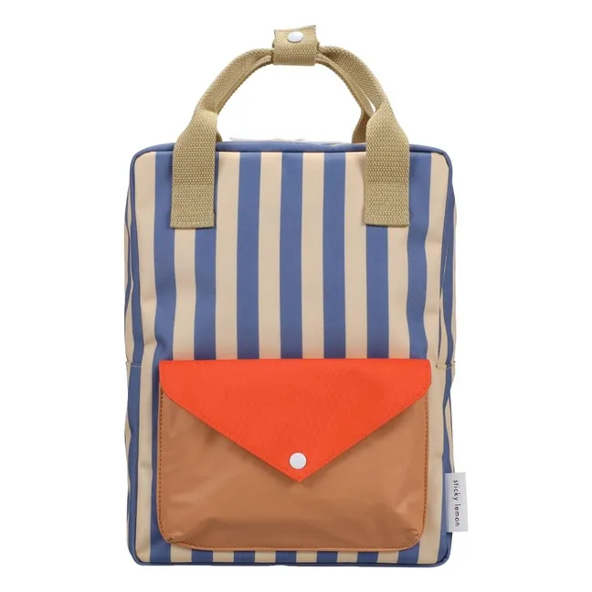 Sac à Dos Medium Envelope Rayé | Bleu
