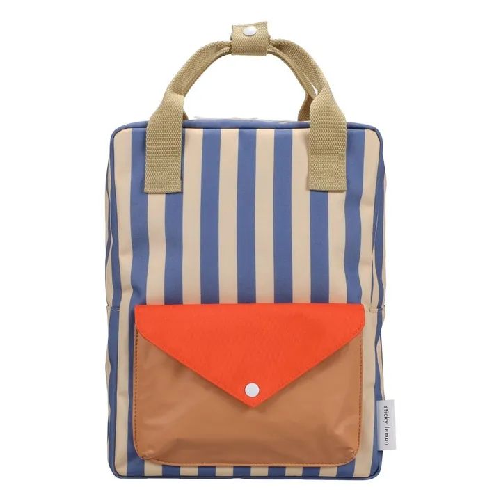 Sac à Dos Medium Envelope Rayé | Bleu- Image produit n°0