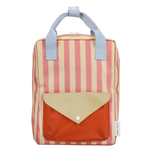 Sac à Dos Medium Envelope Rayé | Rose