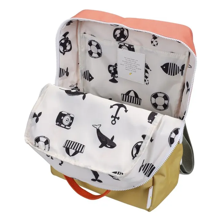 Sac à Dos Large Colorblock | Rose- Image produit n°4