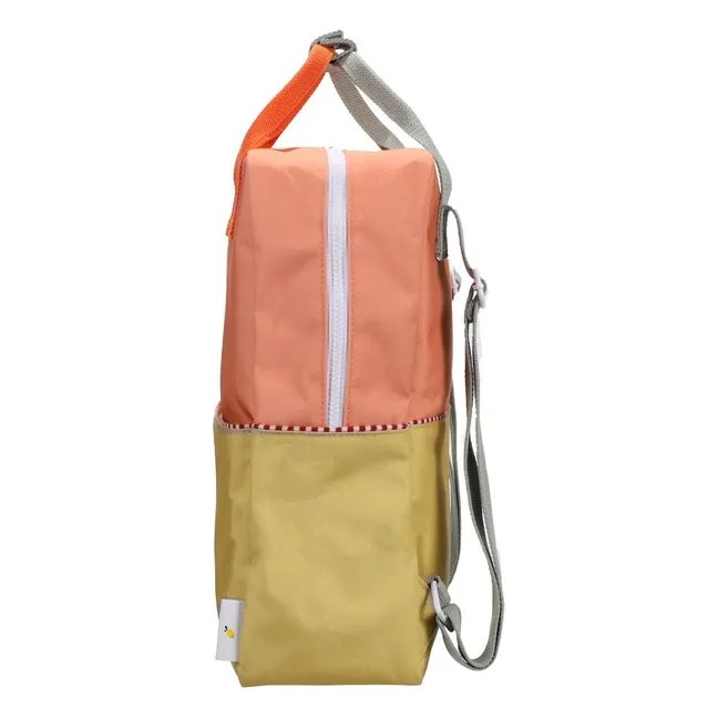 Sac à Dos Large Colorblock | Rose