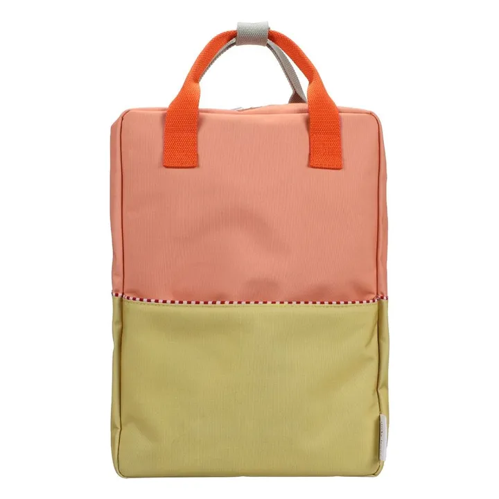 Sac à Dos Large Colorblock | Rose- Image produit n°1