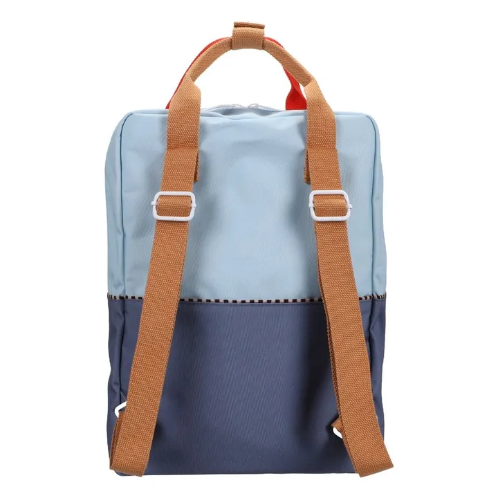 Sac à Dos Large Colorblock | Bleu- Image produit n°3