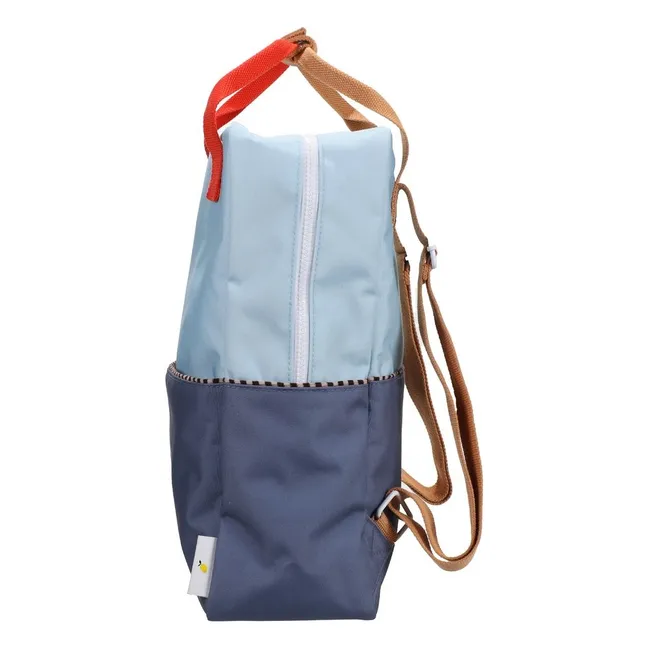 Sac à Dos Large Colorblock | Bleu