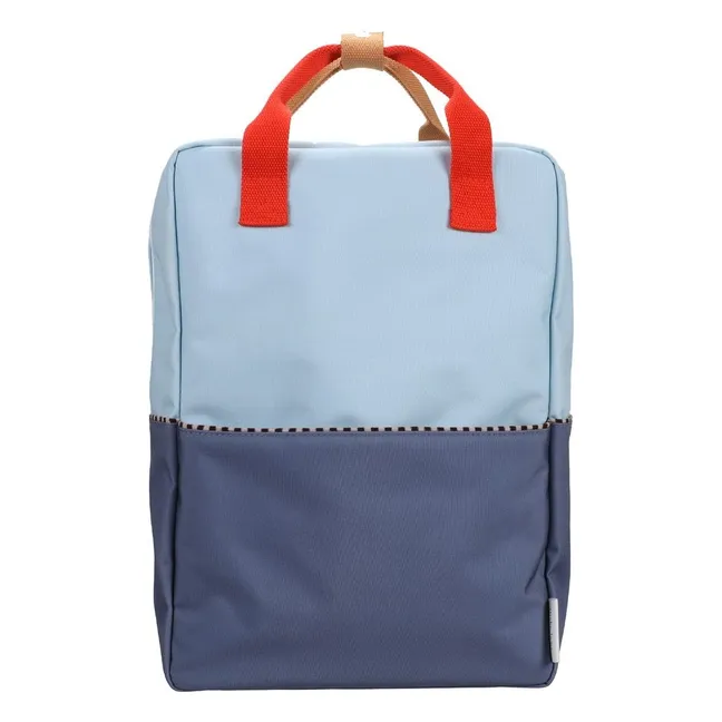 Sac à Dos Large Colorblock | Bleu