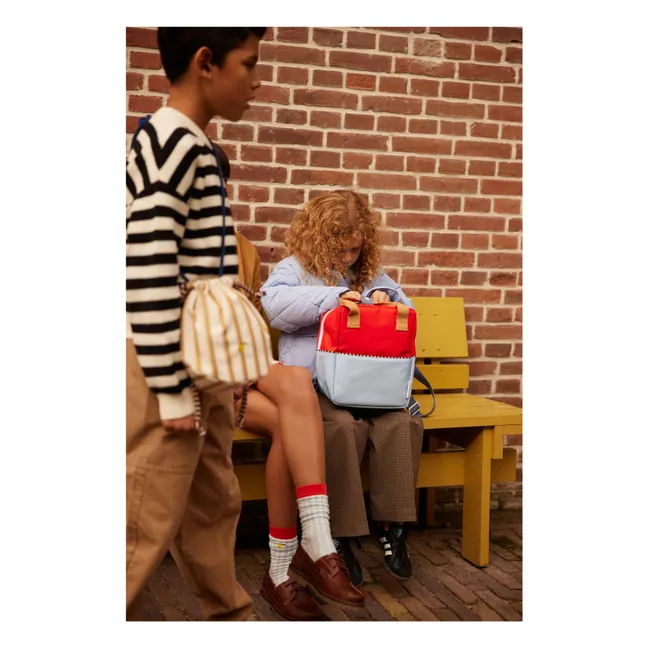 Sac à Dos Small Colorblock | Rouge