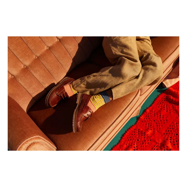 Chaussettes Rayées | Jaune