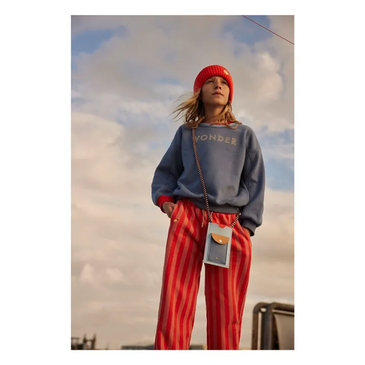Jogger Rayé | Corail- Image produit n°6