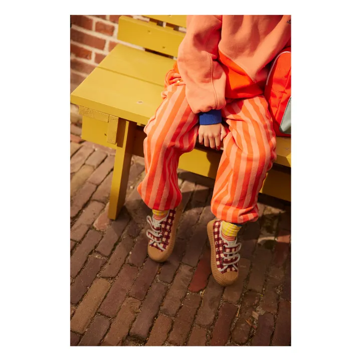 Jogger Rayé | Corail- Image produit n°5
