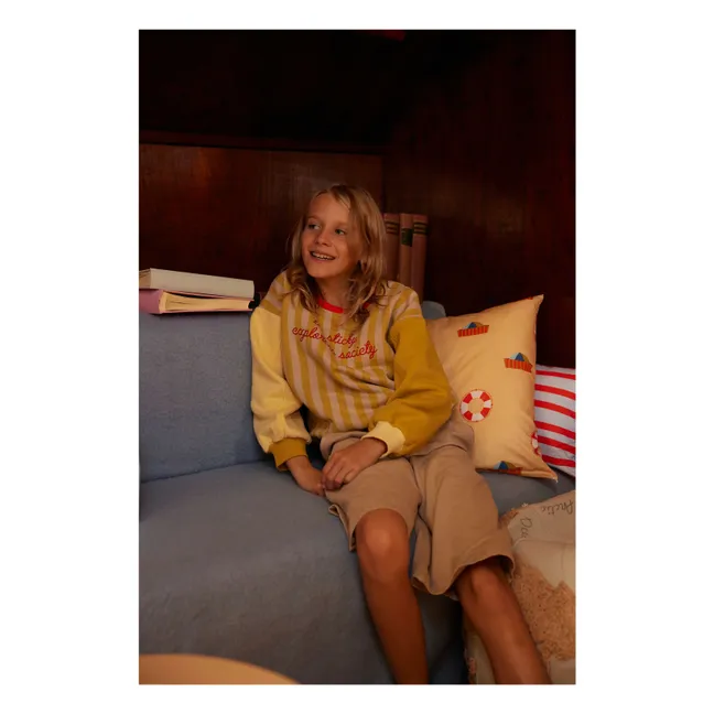 Sweat Rayé | Jaune