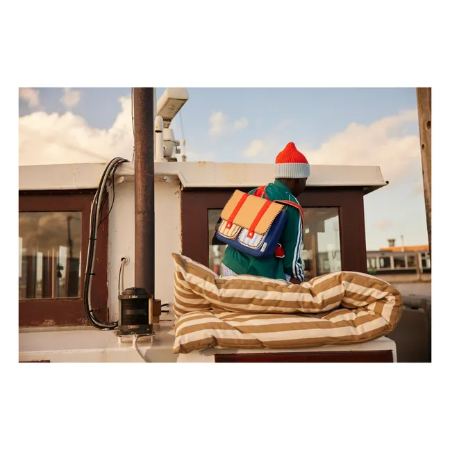 Cartable Rayé | Beige