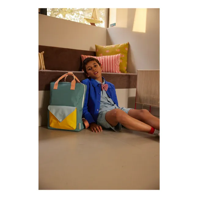 Large Envelope Backpack | Blue