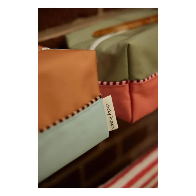 Trousse de Toilette Colorblock | Beige